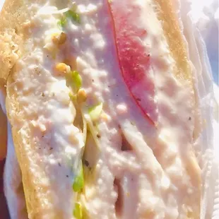 French Candy Sandwich on Cuban bread instead of pumpernickel