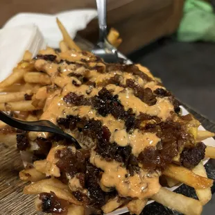 'Dirty  w onion &amp; bacon jam