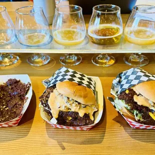 Two doubles and a Pup Patty