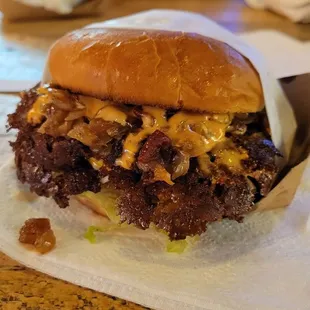 Double with Grilled Onions