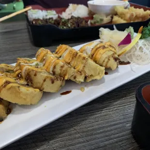 sushi and sashimi, food