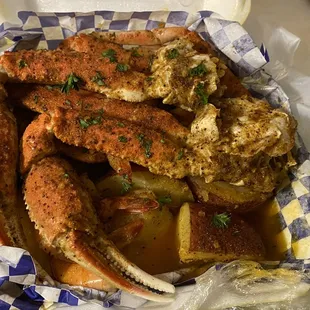 Snow crab &amp; shrimp combo