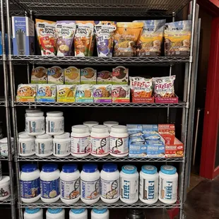 Latest &amp; greatest supplements inside their lobby!