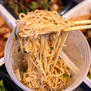 A2. Dan Dan Noodles with Pork. Contains peanuts. $7.95. Takeout.