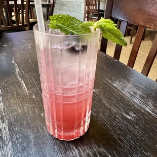 Strawberry and Blueberry Mocktail