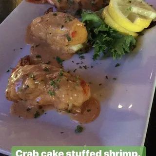 Crab Cake Stuffed Shrimp
