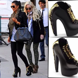 Kim Kardashian in our shoes by Iris Van Herpen