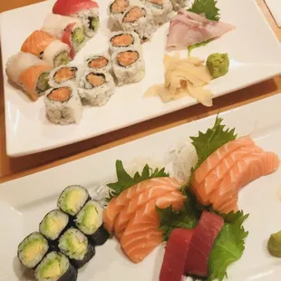 sushi and sashimi, sushi, food, sashimi