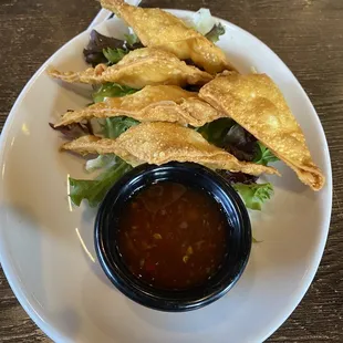 Crab Rangoon pretty good