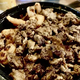 Steak &amp; Shrimp with noodles