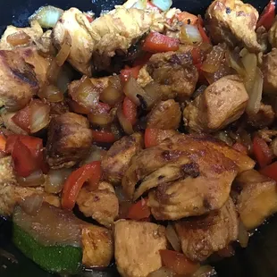 Not lettuce wrap filling?  I got a mystery dish.