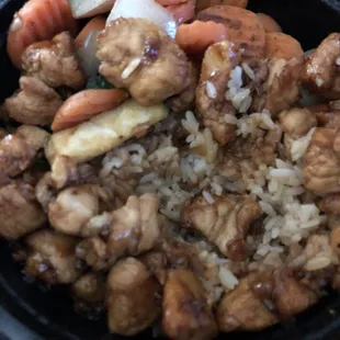 a close up of a bowl of food