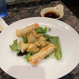 Soft shell crab appetizer