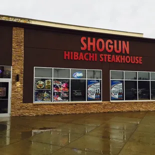 the front of the restaurant