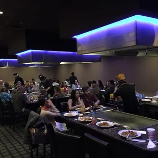 sushi and sashimi, interior