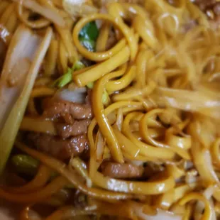 Pork Lo Mein.  It was pretty good