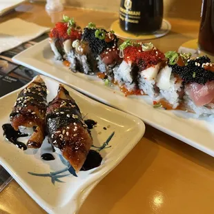sushi and sashimi, sushi, sashimi, food