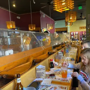 Grabbing some lunch with the family