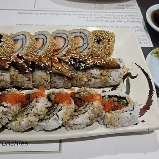 Friday&apos;s 1/2 price sushi rolls
