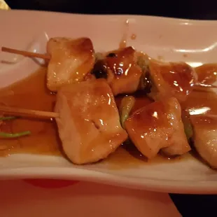 Yakitori was decent.