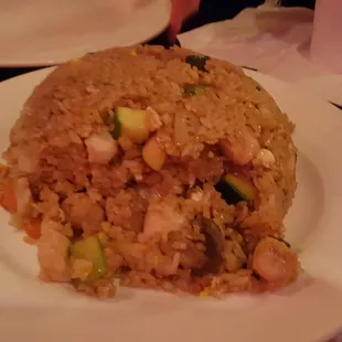 Fried rice was only ok. This is how it came out