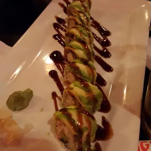 Dragon roll. Some of the worst sushi I've ever tasted.