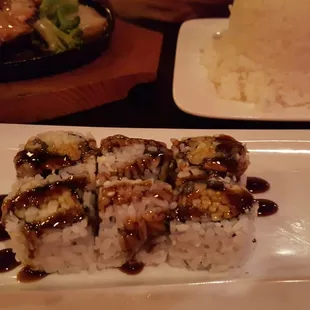 Awful eel sushi