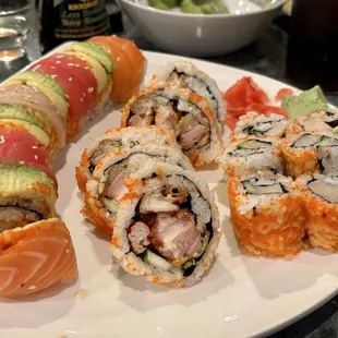 food, sushi, sashimi, sushi and sashimi