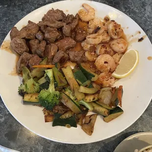 Steak and shrimp