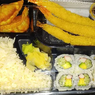 Shrimp Tempura Bento box