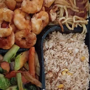Chicken and Shrimp Hibachi Combo
