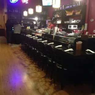 The sushi bar