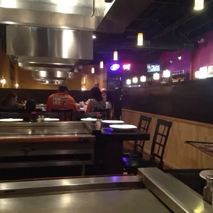 interior, sushi and sashimi