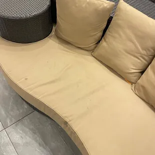 Stained and Dirty Seating