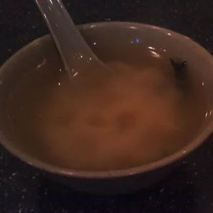 Miso soup.