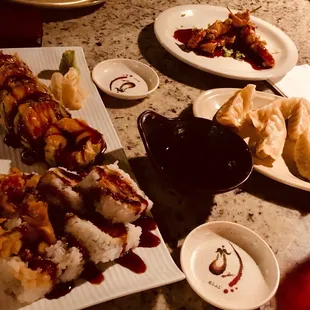 food, sushi and sashimi, sashimi, sushi