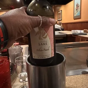 Peach Sake...delicious