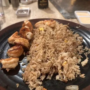 Shogun Hibachi Fried, Shrimp