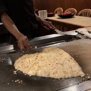 Heart "rice cake" for my birthday