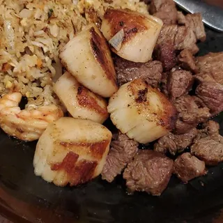 Filet Mignon And Scallops