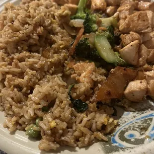 Hibachi Lunch- Teriyaki Chicken with Fried Rice