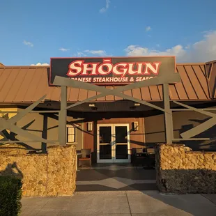 Outside restaurant