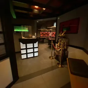 the interior of the restaurant