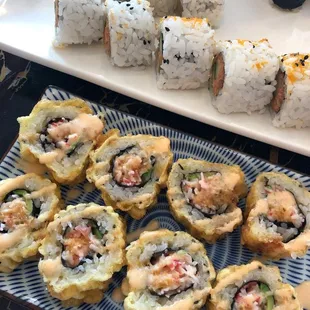 The Key West roll looked tasty, but the texture of it being deep fried threw me off.