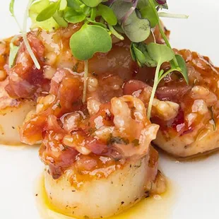 Scallop appetizer