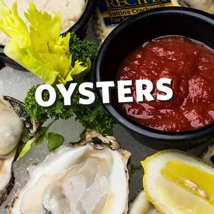 oysters and mussels, food, oysters, shellfish, mussels