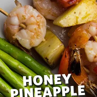 Honey pineapple shrimp