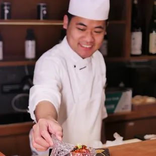 sushi and sashimi, interior