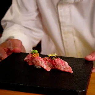 Wagyu nigiri