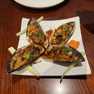 Baked Mussels